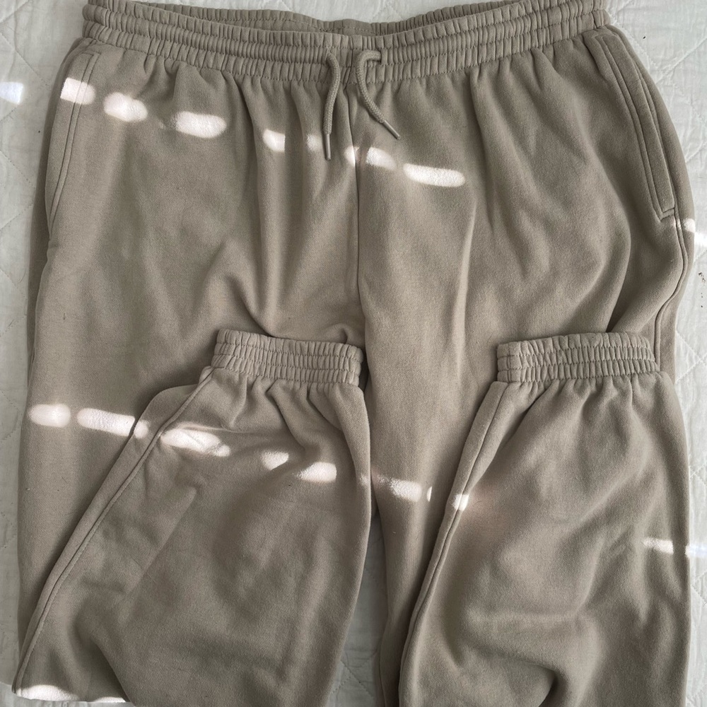 H&M Beige Sweatpants